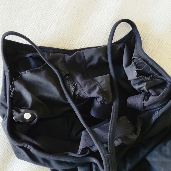 Lululemon Power Y Tank Top Black Manifesto Rare 4 - Picture 6 of 8